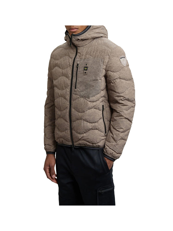 BLAUER Piumino Blauer Wax Ad Onde Wave Lontra