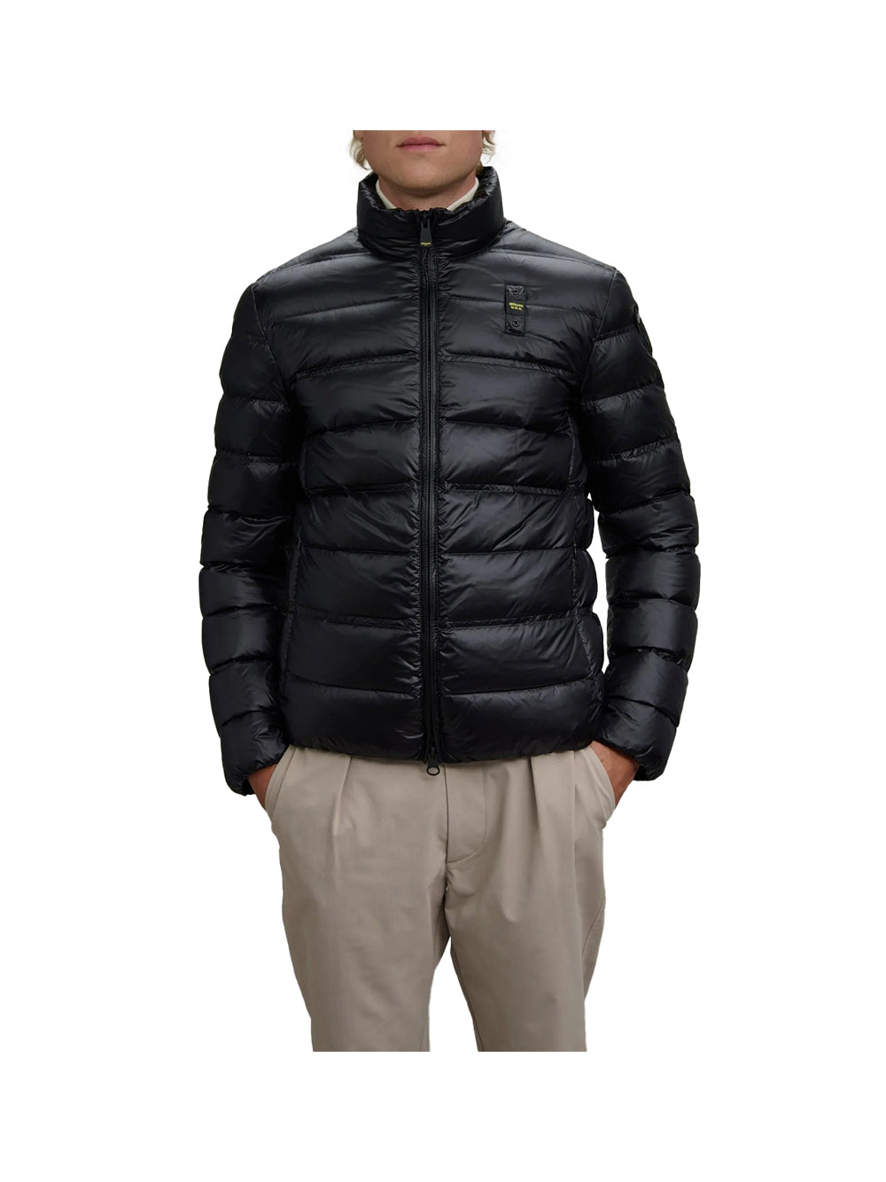 BLAUER Piumino Blauer Con Collo Alla Coreana Belmont Nero