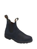 BLUNDSTONE Blundstone Biker Waxed Suede Navy Nero