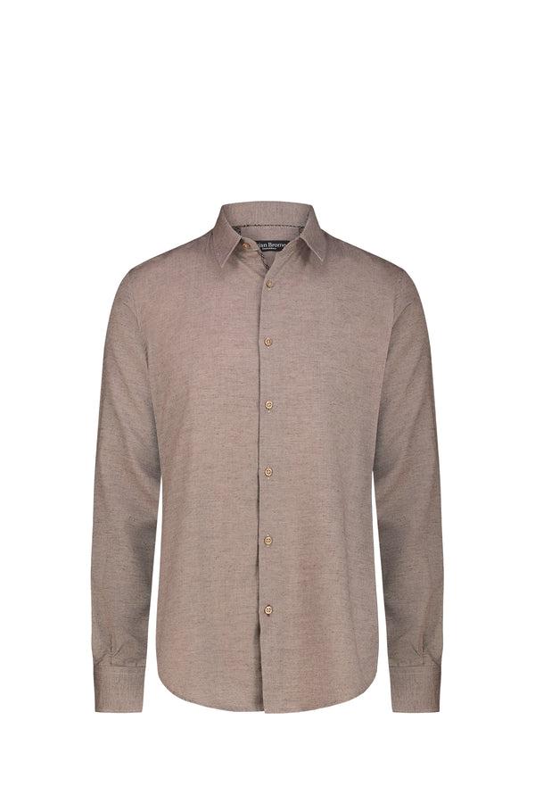 Brian Brome Camicia Uomo - Beige