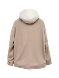 BRIAN BROME Cappotto Brian Brome 3/4 diagonale c/cappuccio Beige