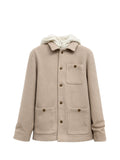 BRIAN BROME Cappotto Brian Brome 3/4 diagonale c/cappuccio Beige