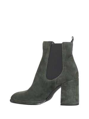 CAFE' NOIR STC Tronchetto Café Noir Donna in pelle scamosciata con fibbia Verde