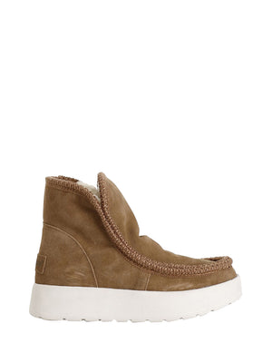 CAFE' NOIR STC Tronchetto Café Noir donna con bordo mocassino e pelliccia sintetica Camel
