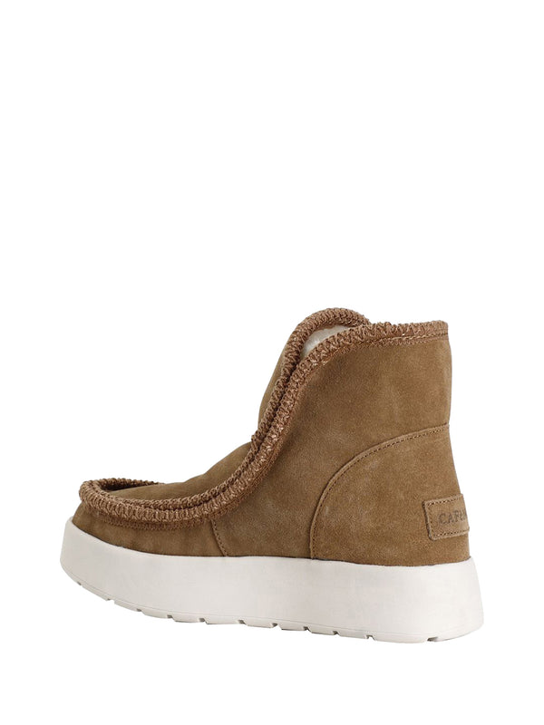 CAFE' NOIR STC Tronchetto Café Noir donna con bordo mocassino e pelliccia sintetica Camel