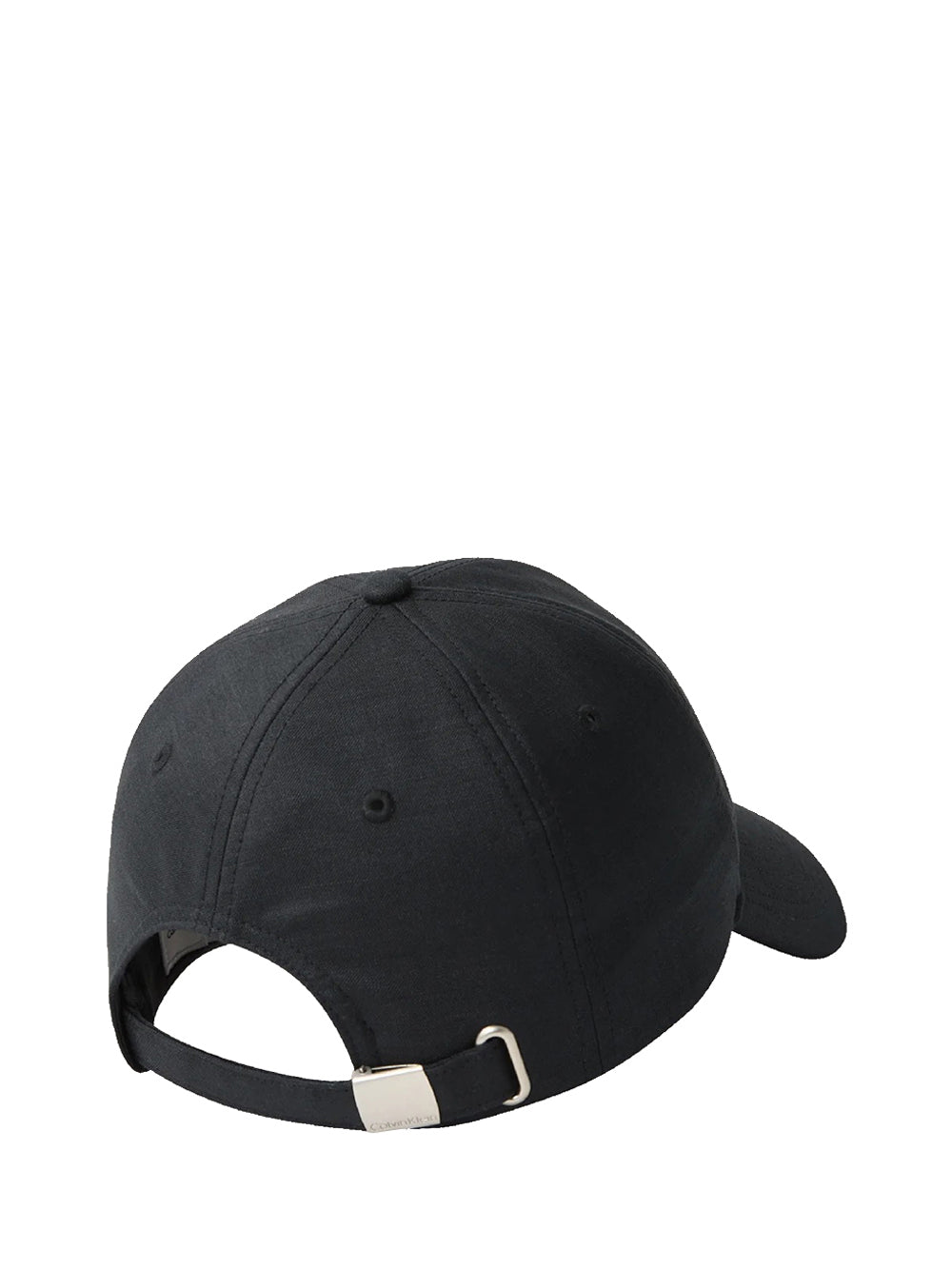 CALVIN ACC.1USCITA Cappello Con Logo In Lino - Nero