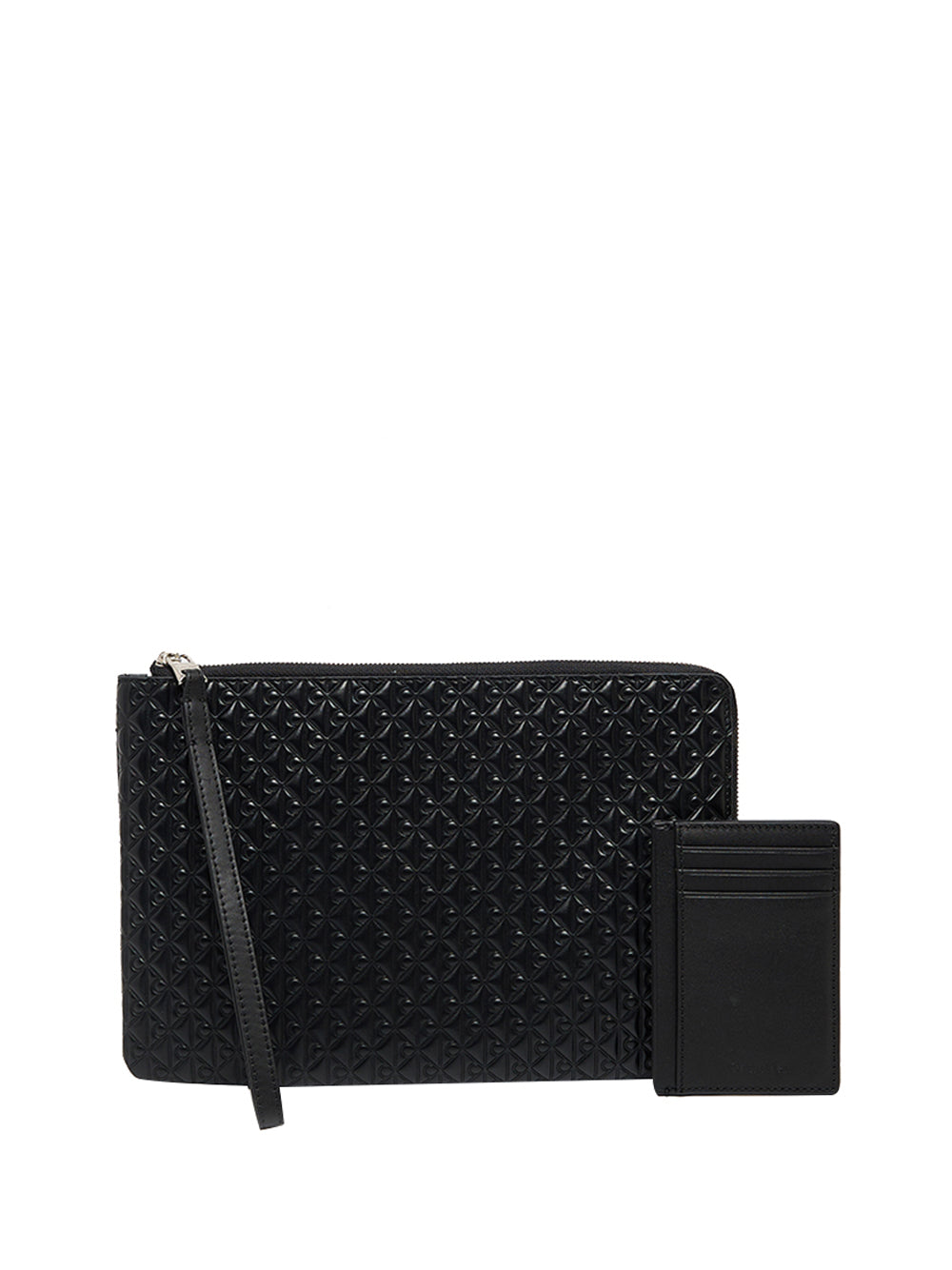CALVIN ACC.2USCITA Zip Pouch+Card Case Giftset Calvin Klein - Nero