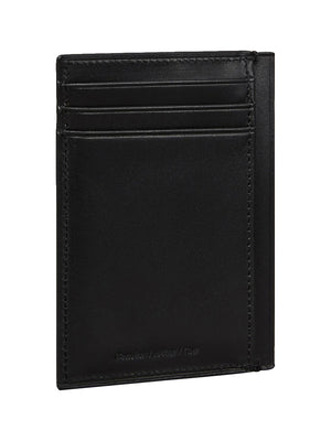 CALVIN ACC.2USCITA Portacarte Calvin Klein Carte Con Logo A Placca - Nero