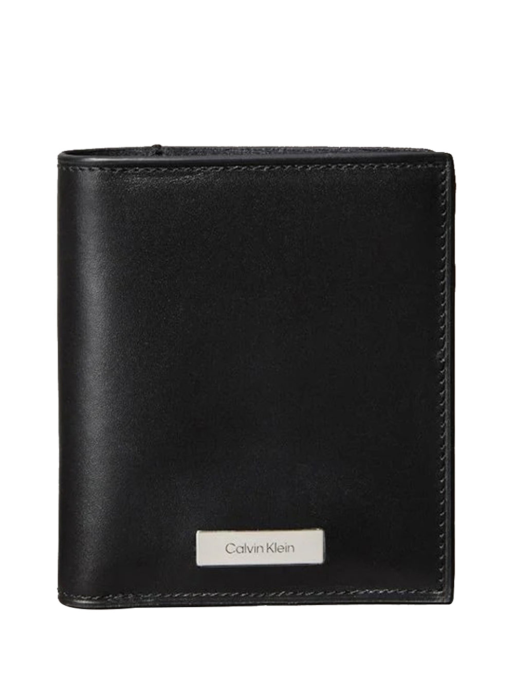 CALVIN ACC.2USCITA Portafoglio Calvin Klein Con Placca - Nero