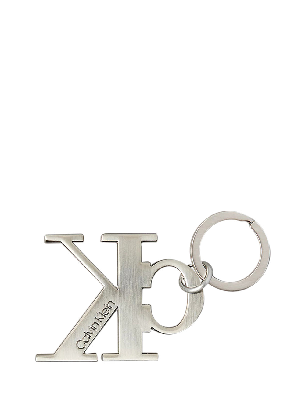CALVIN ACC.2USCITA Portachiavi Calvin KIein Con Logo Monogramma - Nero