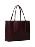 CALVIN ACC.2USCITA Borsa Tote Piccola Calvin Klein Con Emblema - Bordeaux