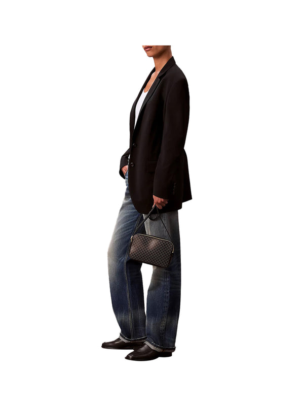 CALVIN ACC.2USCITA Borsa A Tracolla Calvin Klein Elongated Camera - Nero