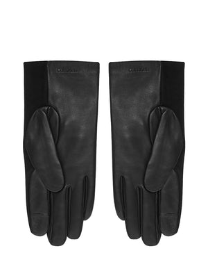 CALVIN ACC.2USCITA Guanto Calvin Klein In Pelle Scamosciata - Nero