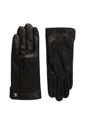 CALVIN ACC.2USCITA Guanto Calvin Klein In Pelle - Nero