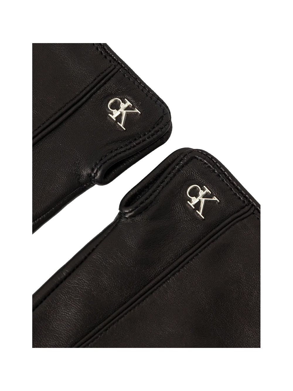 CALVIN ACC.2USCITA Guanto Calvin Klein In Pelle - Nero