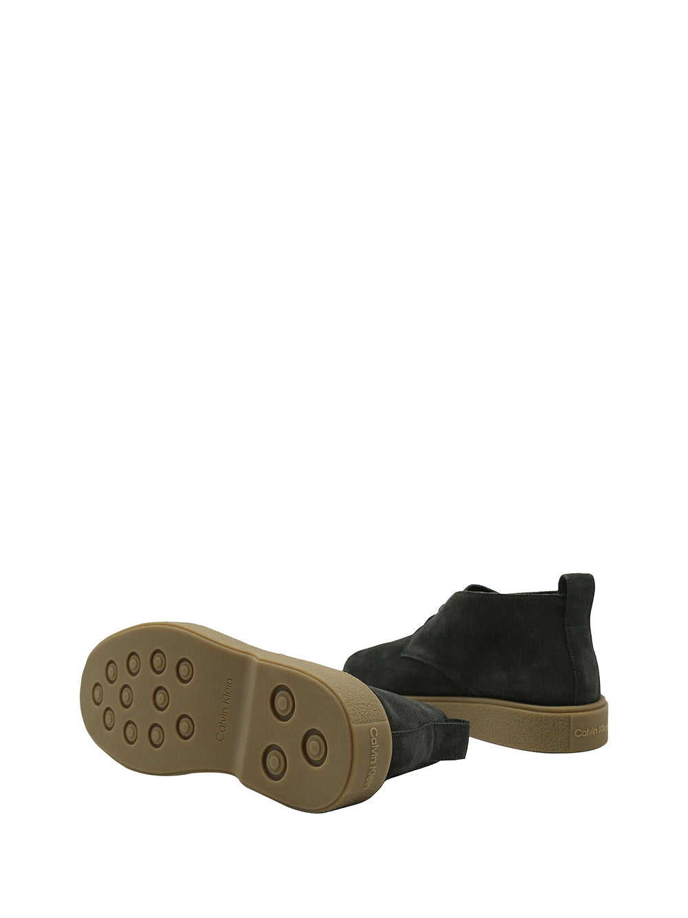 CALVIN CALZATURE 2USCITA Polacchino Calvin Klein Text Rubber Desert Verde