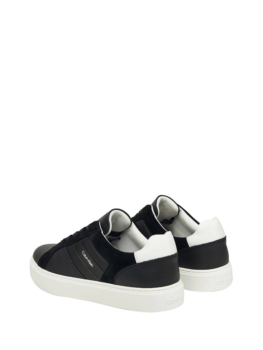 CALVIN CALZATURE 2USCITA Sneakers Calvin Klein Classic Cupsole Lace Nero Bianco