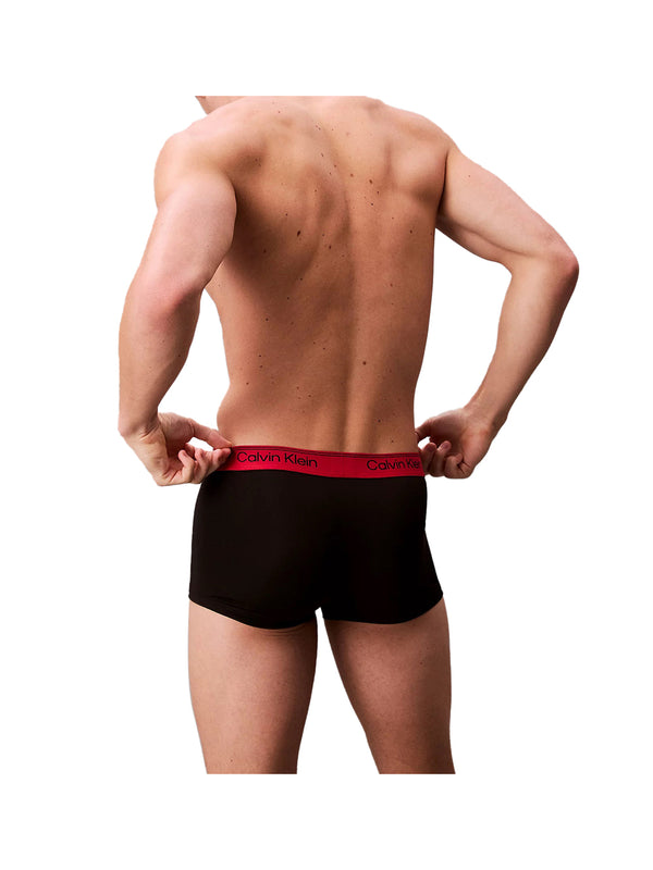 CALVIN UNDERWEAR Boxer Calvin Klein A Vita Bassa In Confezione Da 3 - Nero