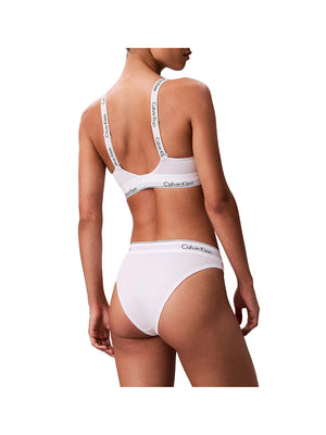 CALVIN UNDERWEAR Brassière Calvin Klein Leggermente Foderata - Bianco