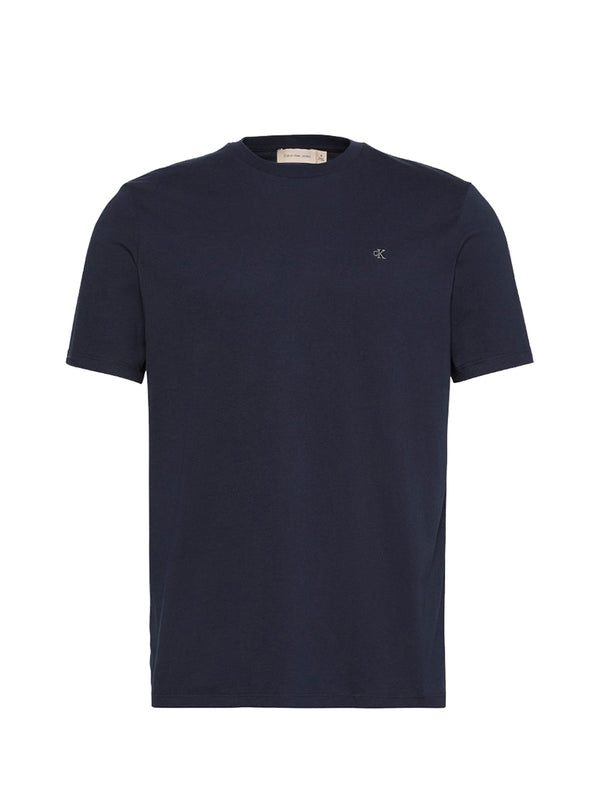 CALVIN2 1USCITA T-Shirt Ss Smooth Cttn Solid Uomo - Blu