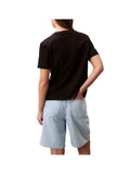 CALVIN2 1USCITA T-Shirt A- Inst. Logo - Nero