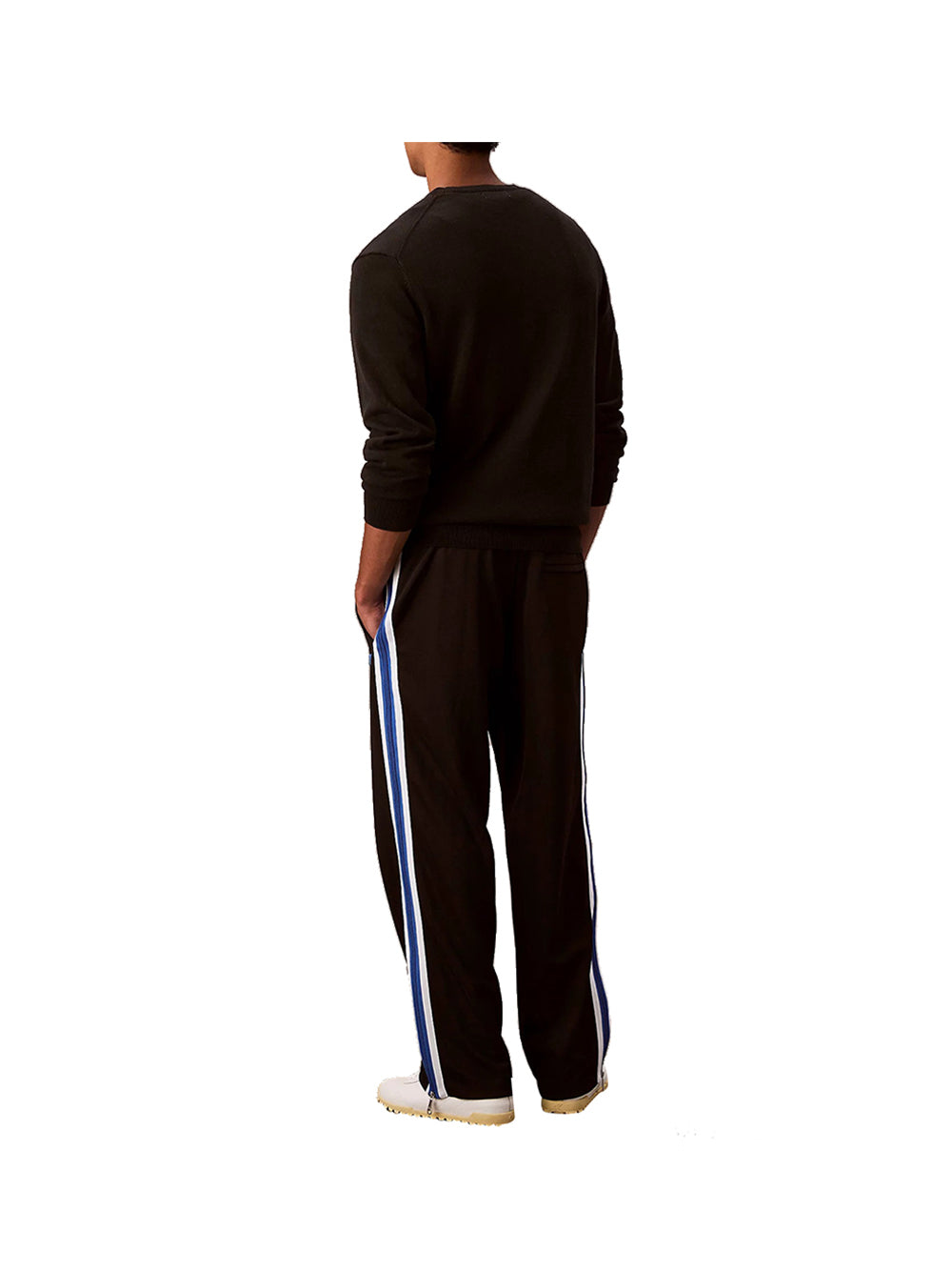 Calvin Klein Pantatuta Stretch Twill Track - Nero