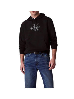 Calvin Klein Felpa Ls Eu Monologo 350Te Uomo - Nero