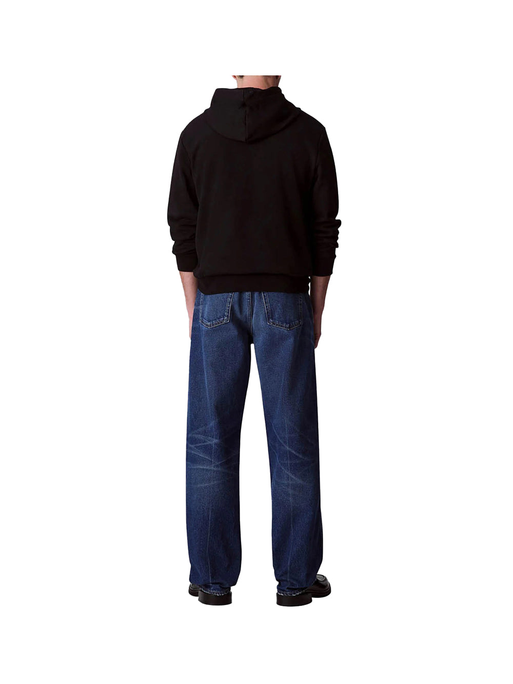 Calvin Klein Felpa Ls Eu Monologo 350Te Uomo - Nero
