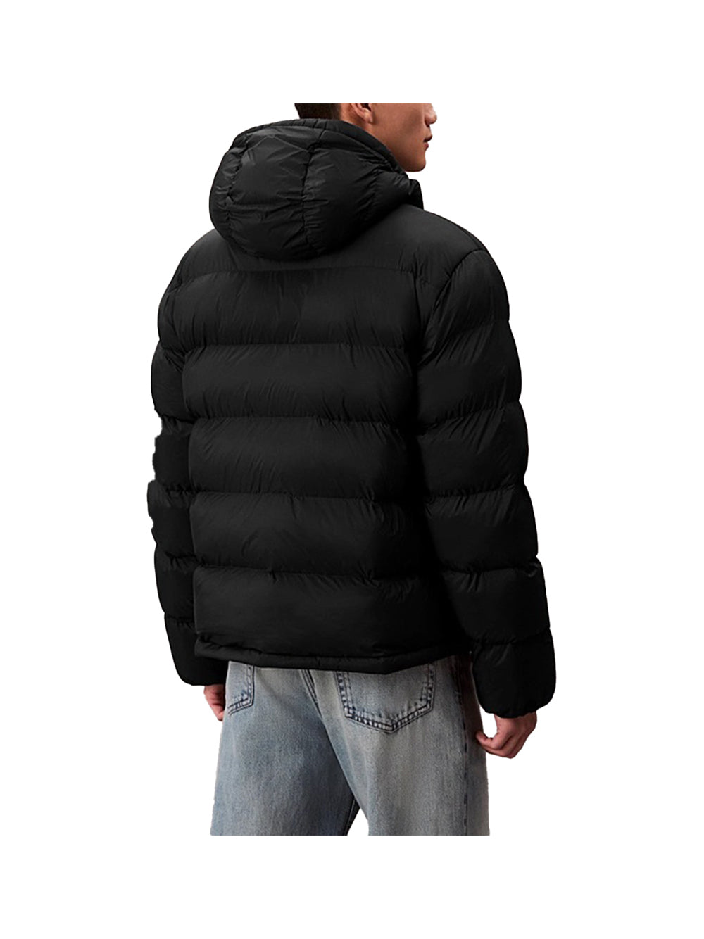 CALVIN2 2USCITA Piumino Calvin Klein Con Monogramma - Nero