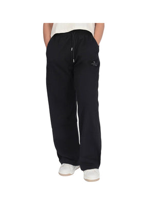 COUNTY OF MILAN County Of Milan Pantatuta Marcelo Burlon Oversize In Felpa Nero
