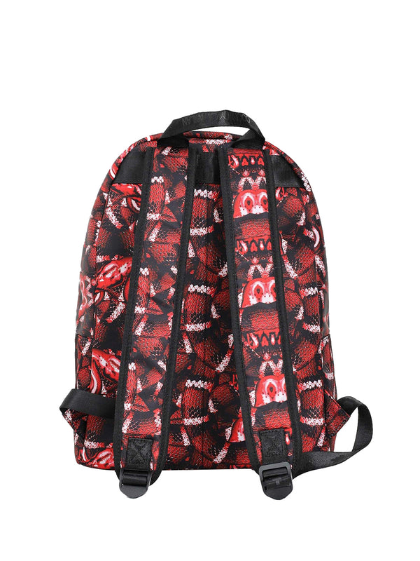 COUNTY OF MILAN County Of Milan Zaino Marcelo Burlon Nylon Con Stampa Rosso