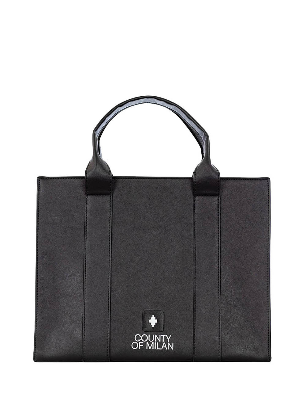 COUNTY OF MILAN Country Of Milan Borsa A Mano Burlon COMAF250124 Nero Bianco