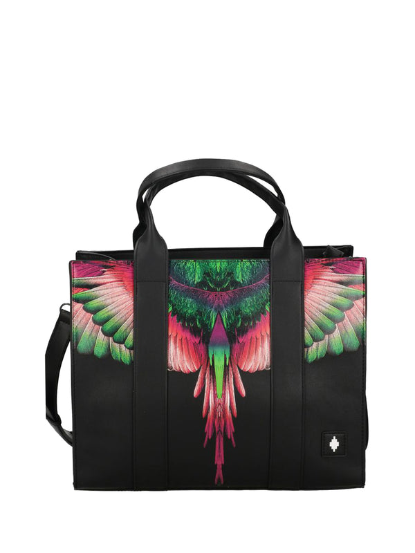 COUNTY OF MILAN County Of Milan Borsa A Mano Marcelo Burlon Stampa Nero