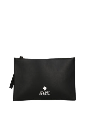 COUNTY OF MILAN County Of Milan Pochette Marcelo Burlon Nero