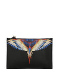 COUNTY OF MILAN County Of Milan Pochette Stampato Marcelo Burlon Nero