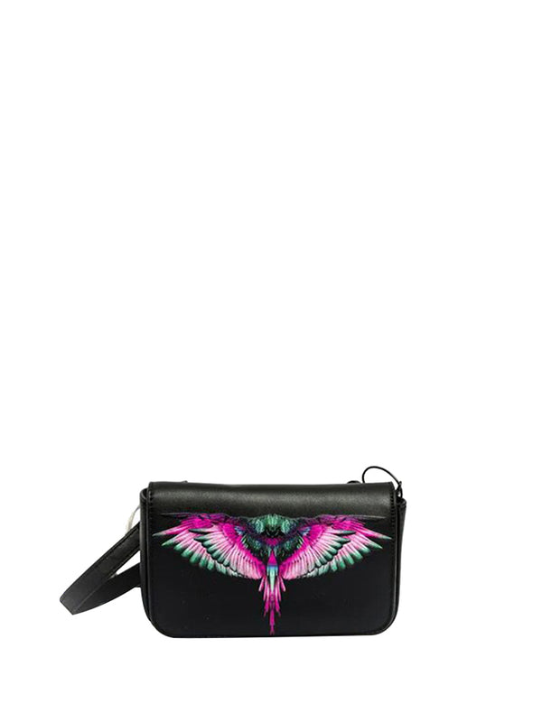 COUNTY OF MILAN County Of Milan Borsa A Mano Marcelo Burlon Stampa Nero Rosa