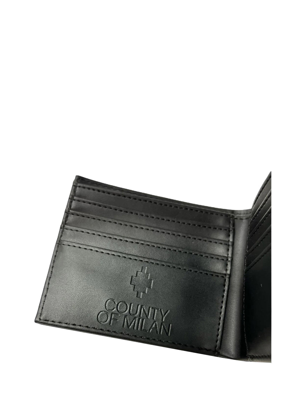 COUNTY OF MILAN Portafoglio Marcelo Burlon Con Stampa - Nero