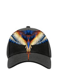 Marcelo Burlon County Of Milan Cappello Baseball Marcelo Burlon Stampa Wings Nero