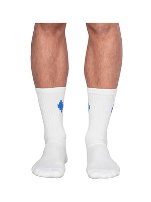 COUNTY OF MILAN Calzini Marcelo Burlon - Bianco/Blu
