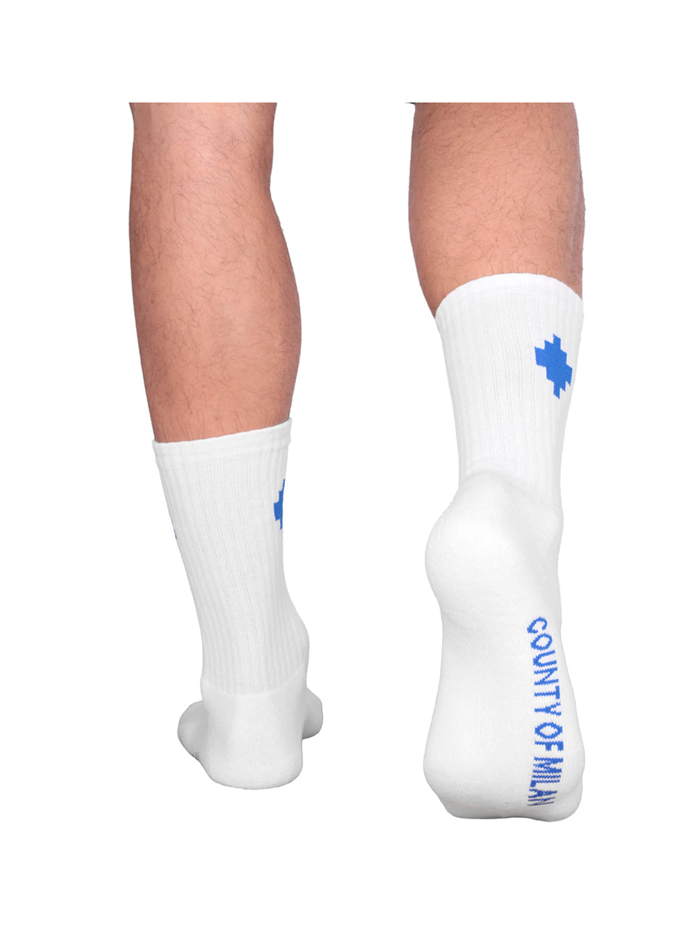 COUNTY OF MILAN Calzini Marcelo Burlon - Bianco/Blu