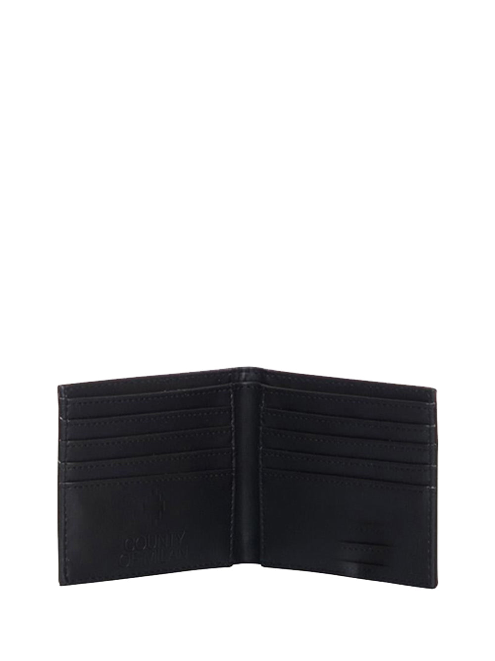 COUNTY OF MILAN County Of Milan Portafoglio Marcelo Burlon Stampato Nero