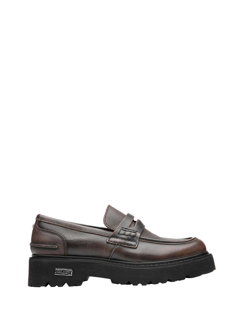 CULT PRE Mocassino Slash 4545 Low - Nero/Marrone