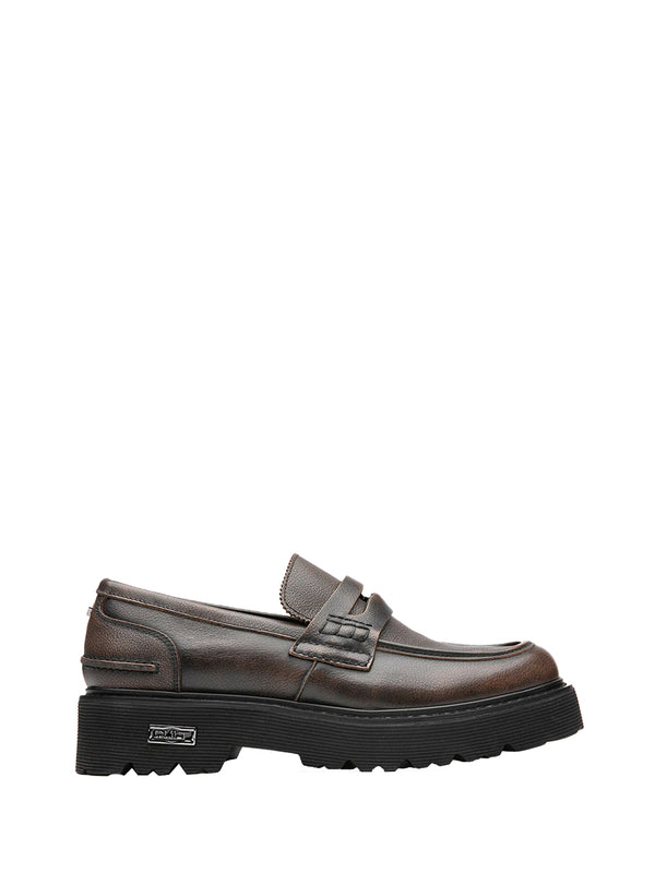 CULT PRE Mocassino Slash 4545 Low - Nero/Marrone
