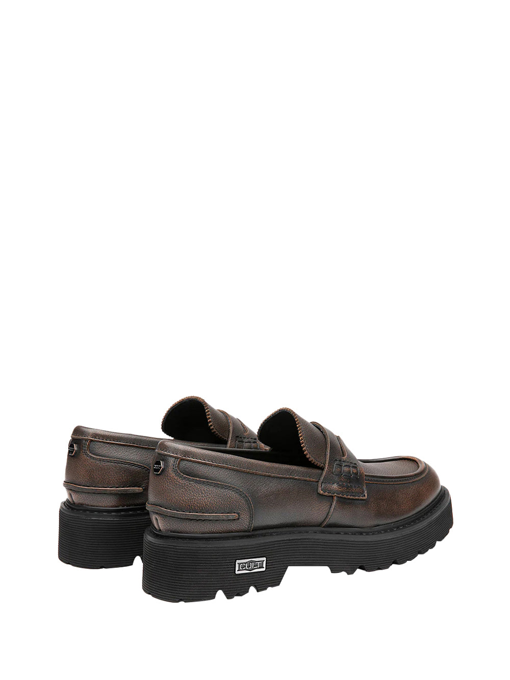 CULT PRE Mocassino Slash 4545 Low - Nero/Marrone