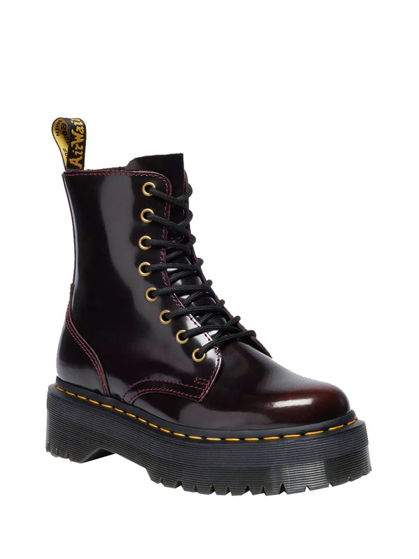 DR MARTENS Stivali Platform Dr. Martens Jadon Arcadia - Rosso Ciliegia