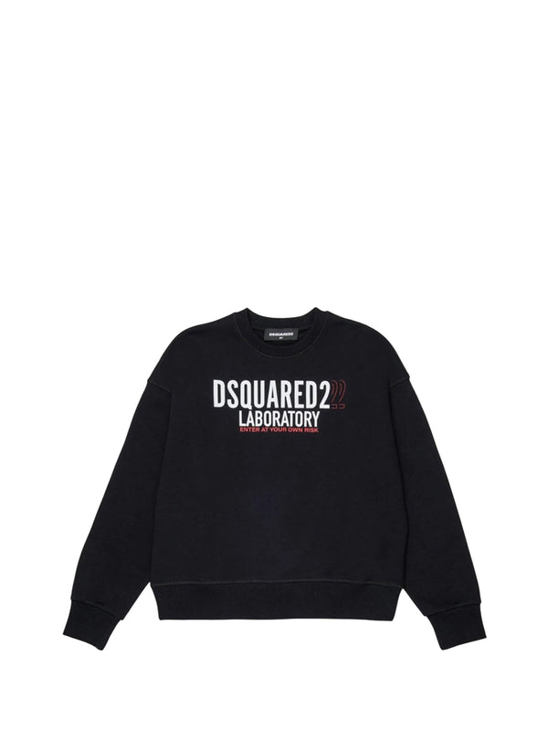 DSQUARED2 Felpa Dsquared D2S923U Loose Fit Nero