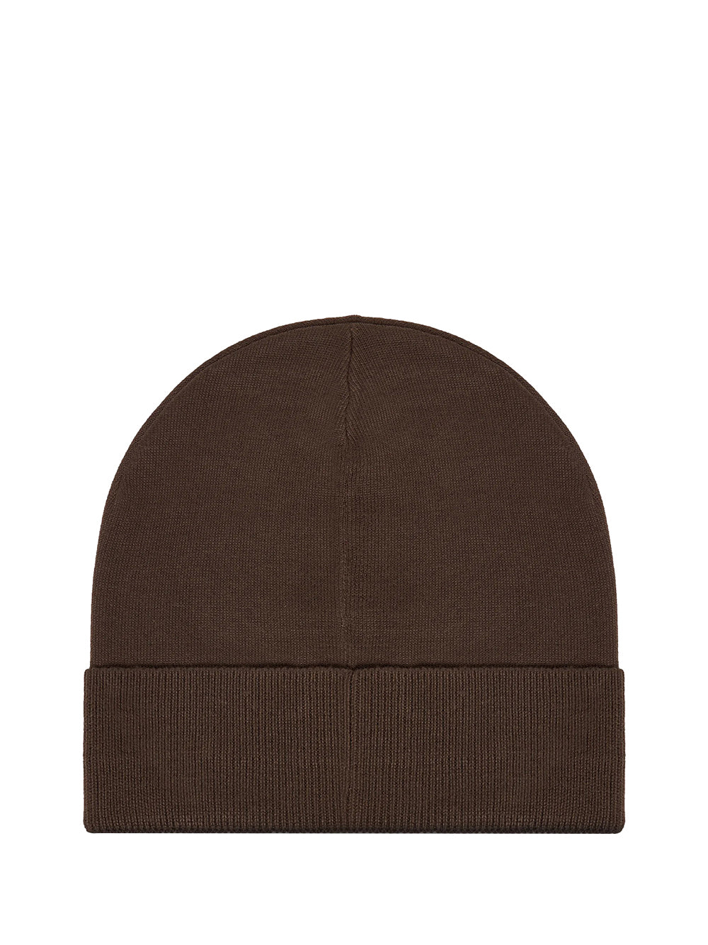 EA7 Berretto Beanie Visibility con maxi logo EA7 Marrone