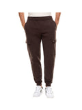 EA7 Pantaloni Cargo Core Identity In Misto Cotone - Marrone