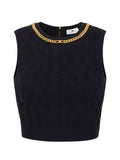 ELISABETTA FRANCHI 1USCITA Top Donna - Nero