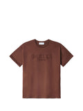 GAELLE PARIS T-Shirt Paricollo Mezza Manica - Marrone